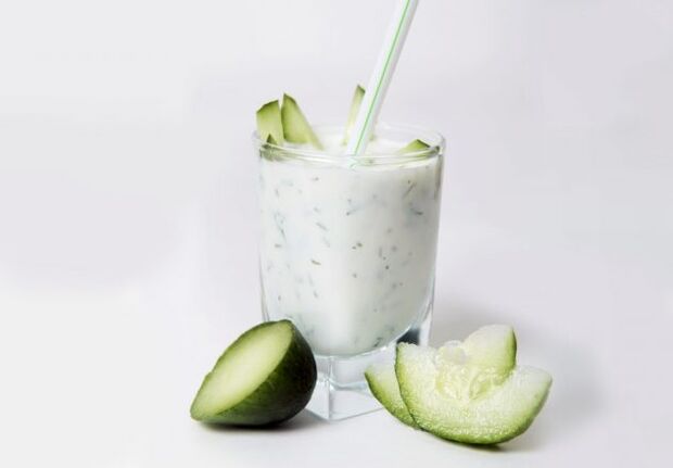 Diet kefir timun