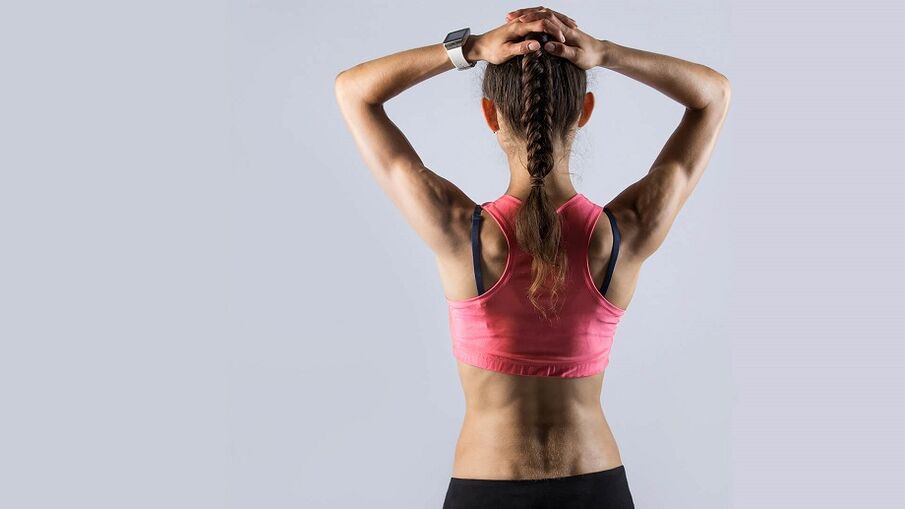 Badan langsing selepas senaman penurunan berat badan