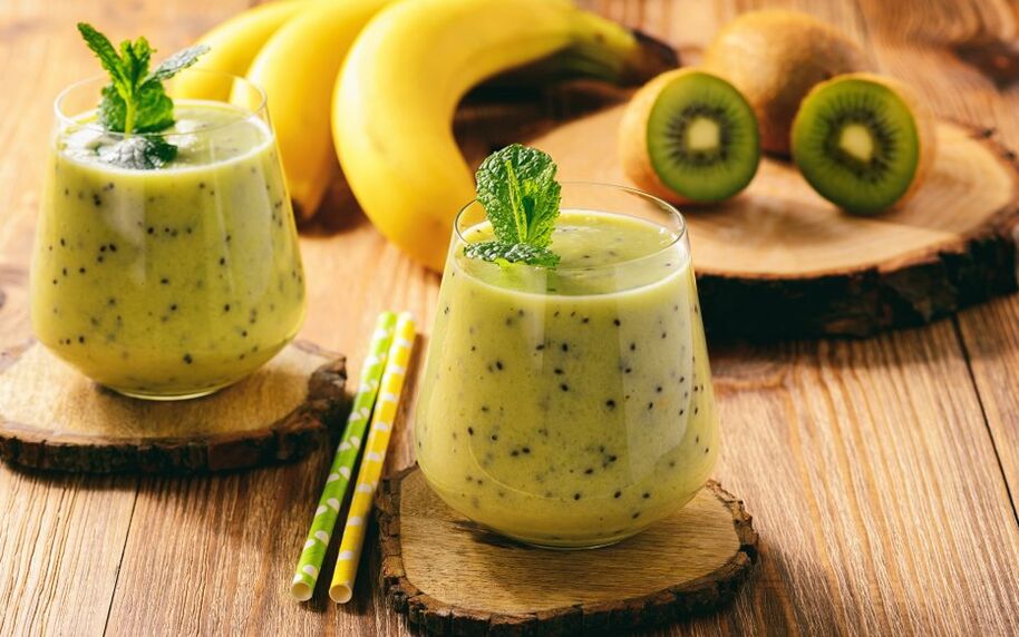 Smoothie kiwi dan pisang untuk menurunkan berat badan