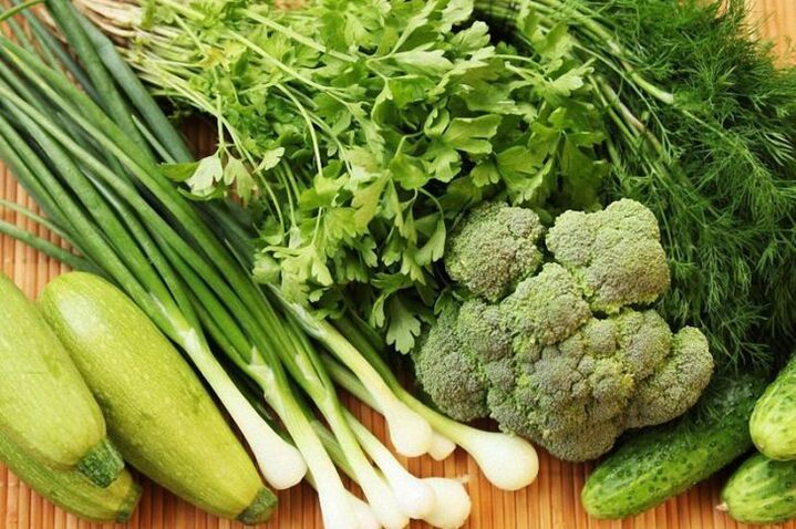 Sayur-sayuran dan herba untuk diet hypoallergenic