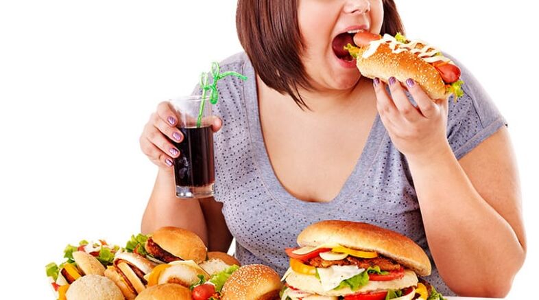 Makanan tidak sihat dalam diabetes jenis 2
